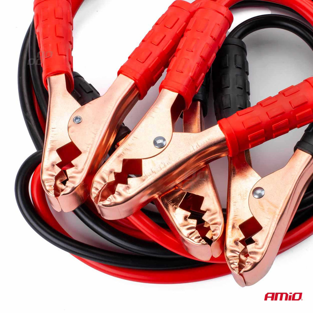 Amio 600A Startkabels met Geïsoleerde Handvatten - 4 Meter Kabels