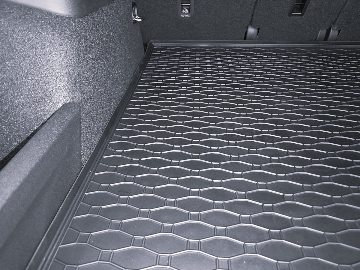 Kofferbakmat voor Skoda Kodiaq (ook MHEV/PHEV) (vanaf 2024), en Volkswagen Tayron (ook MHEV/PHEV) (vanaf 2025) - Rubber