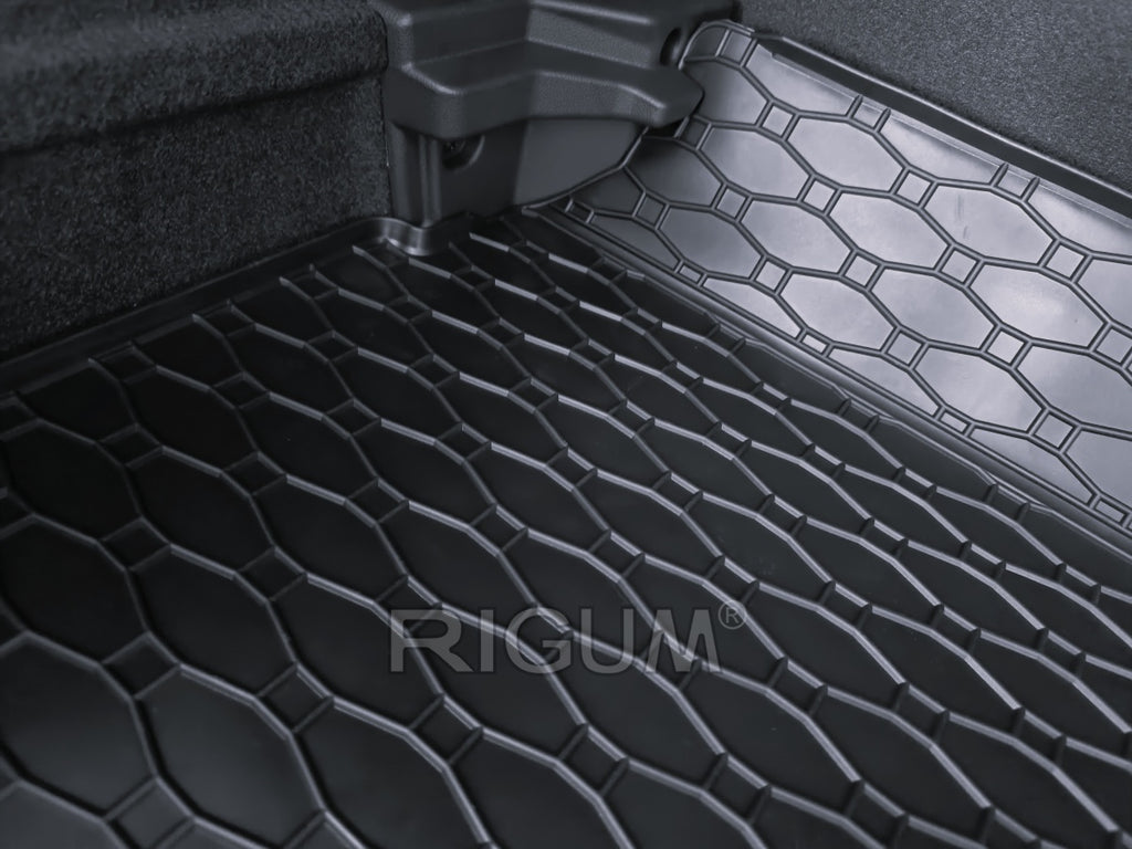 Kofferbakmat voor Volkswagen Polo (AW) (vanaf 2017), voor modellen met hoge- of lage laadvloer. - Rubber