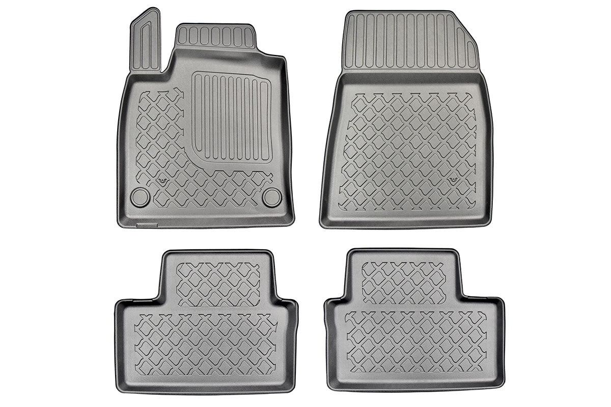 3D Automatten voor Renault Clio 5, Clio 6 en Mitsubishi Colt (vanaf 2020) - TPE-Rubber - 4-delig