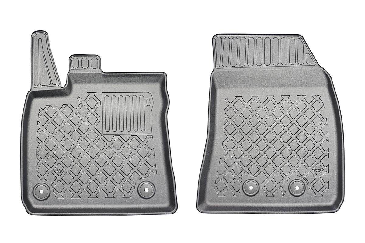 3D Automatten voor Ford Transit Courier (2014-2023), 2-zits - TPE-Rubber - 2-delig