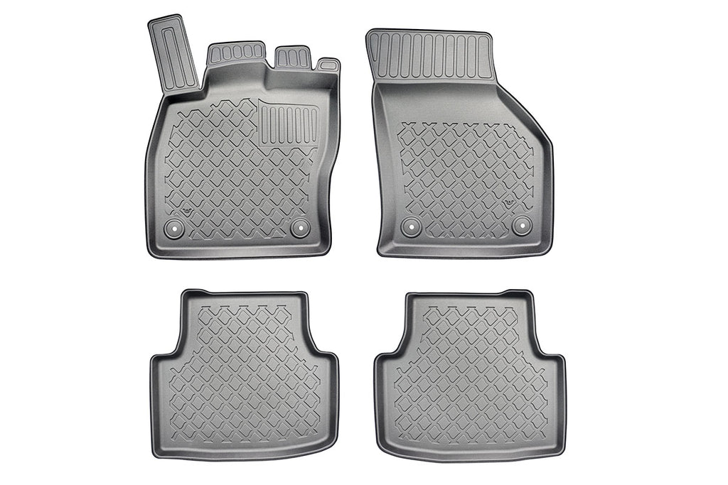 3D Automatten voor Seat Leon 4 (KL), Cupra Leon en Volkswagen Golf 8 Variant (vanaf 2020-) - TPE-Rubber - 4-delig