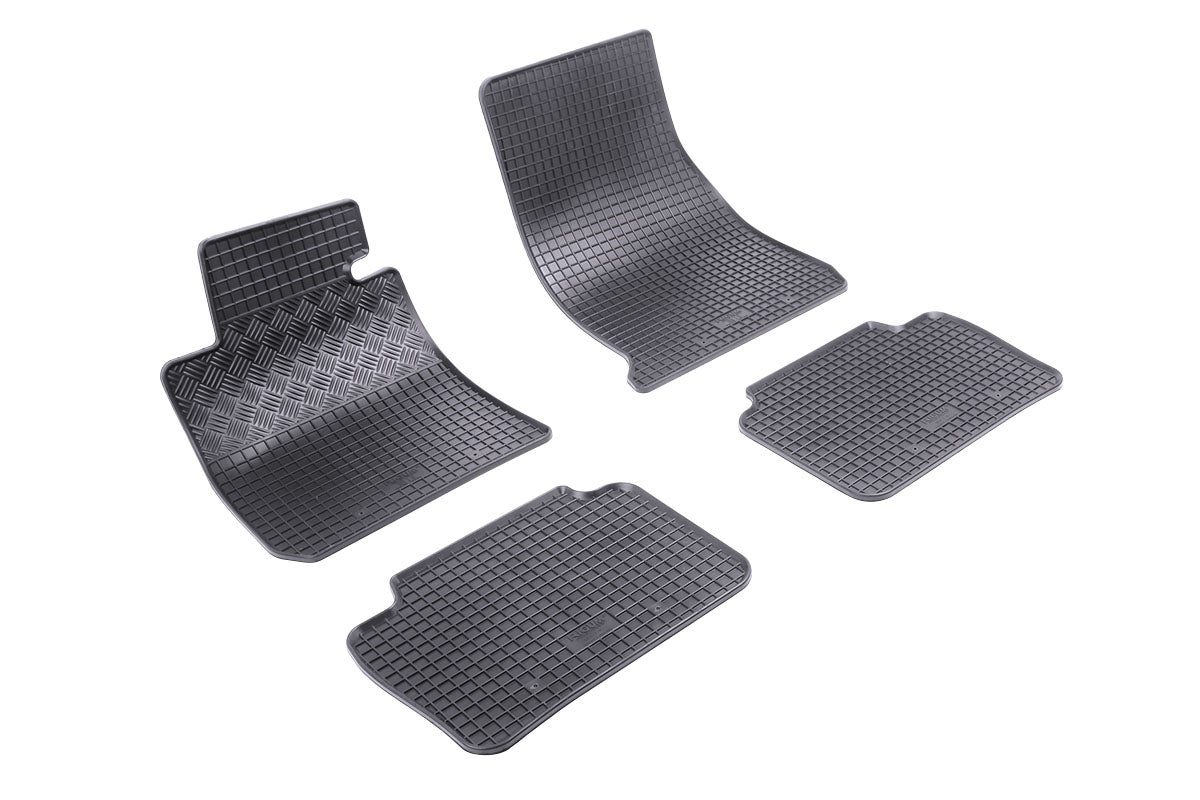 Automatten voor BMW 3-serie (F30, F31) (2012-2019) en BMW 4-serie (F32, F33, F36) (2014-2020) - 4-delig - Rubber