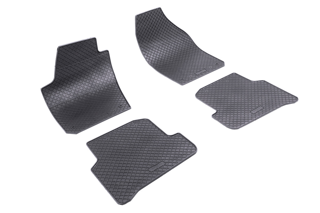 Rubber automatten voor de Skoda Fabia 3 (NJ) (8/2014-11/2022) - Rubber - 4-delig - Complete set