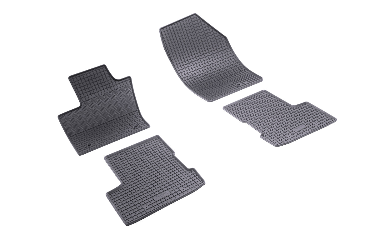 Automatten voor Fiat 500X (2015-2024) - 4-delig - Rubber