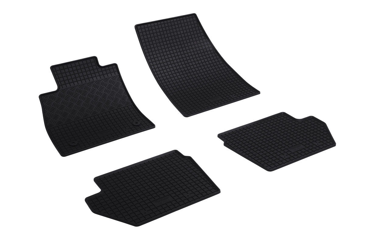 Rubber automatten voor Ford Fiesta MK8 (2017-heden), Ford Puma (2019-heden) - Rubber - 4-delig - Complete set