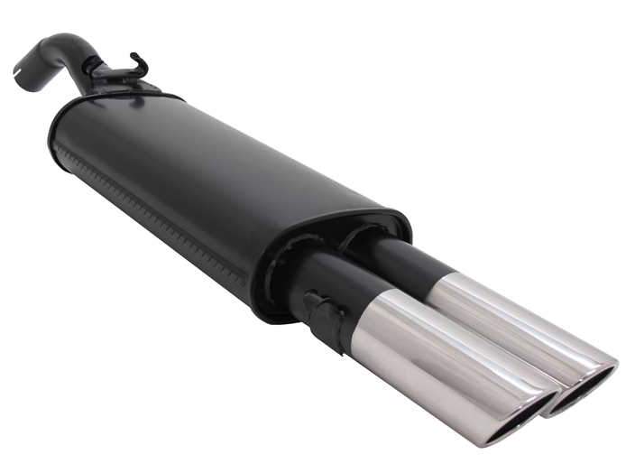 Novus einddemper voor Vw Golf 2 - 2x76 mm - SR-Design