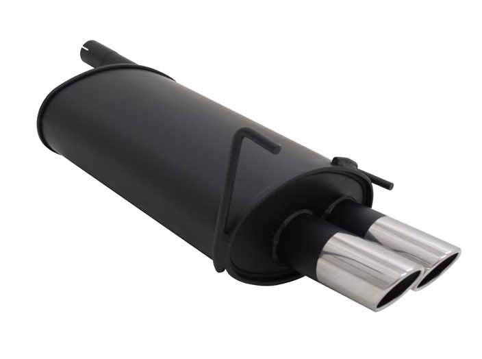 Novus einddemper voor Mercedes C-Klasse - CLK-Klasse 2x76 mm - SR-Design