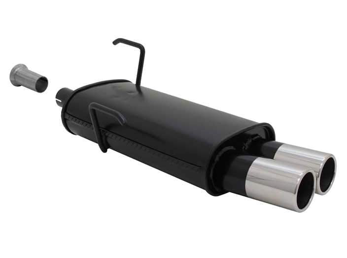 Novus einddemper voor Peugeot 206, 206CC - 2x76 mm - M-Design