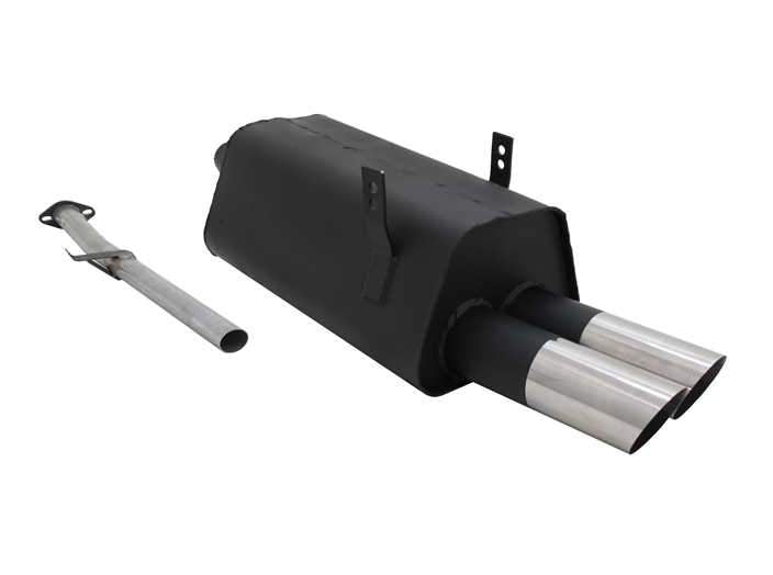 Novus einddemper voor Bmw 3-Serie E36 Sedan, Coupe, Cabrio, Touring (316i / 318i)  - 2 x 76mm - MS-Design