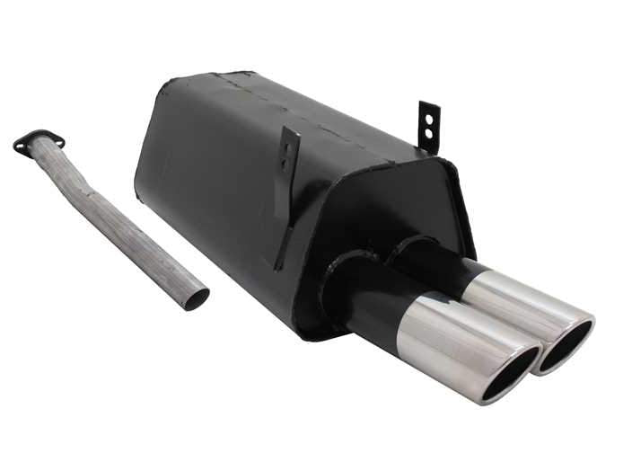 Novus einddemper voor Bmw 3-Serie E36 Sedan, Coupe, Cabrio, Touring (320i / 320i 24V / 323i)  - 2 x 76mm - SR-Design