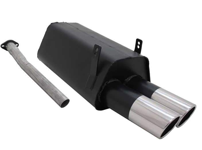 Novus einddemper voor Bmw 3-Serie E36 Sedan, Coupe, Cabrio, Touring (320i / 320i 24V / 323i)  - 2 x 90mm - SR-Design