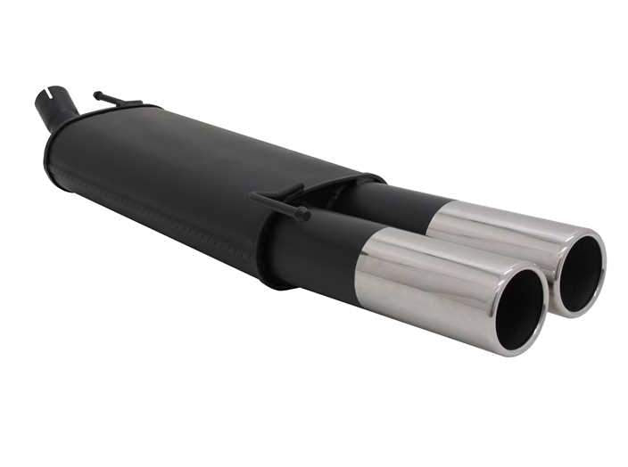 Novus einddemper voor Vw Golf 3, Golf 4 Cabrio - 2x90 mm - M-Design