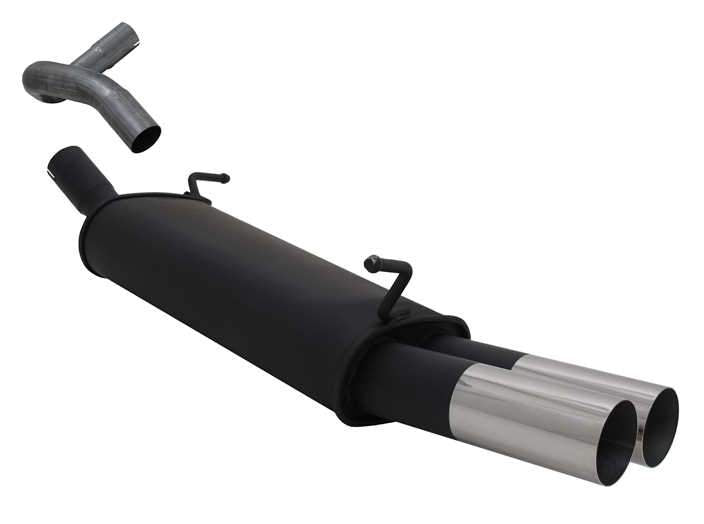 Novus einddemper voor Seat Ibiza 6L 2002-2009 - 2x76 mm - RL-Design