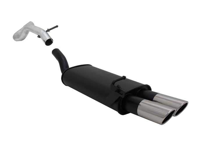 Novus einddemper voor A3 8L, Leon 1M, Golf 4, New Beetle - 2x76 mm - SR-Design