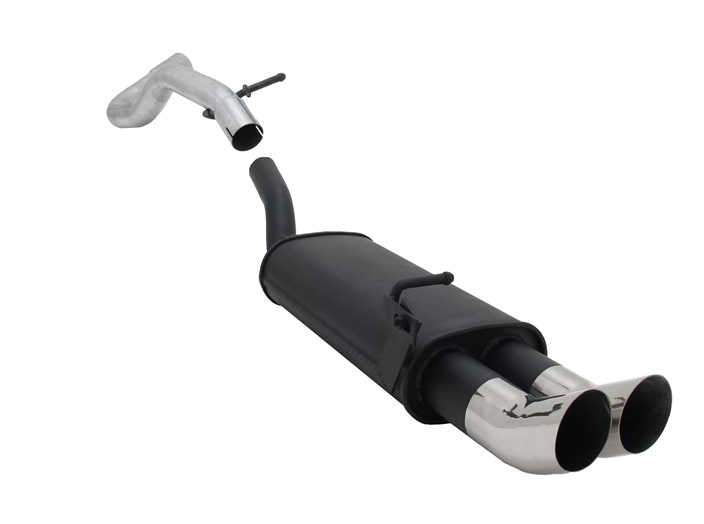 Novus einddemper voor A3 8L, Leon 1M, Golf 4, New Beetle - 2x76 mm - DTM