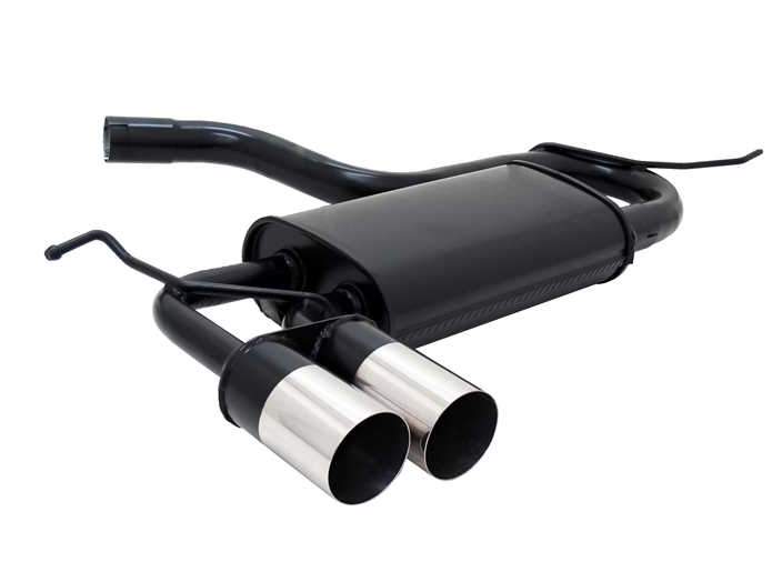 Novus einddemper voor Audi A3 8P Sportback, Seat Leon 1P - 2x76 mm - RL-Design