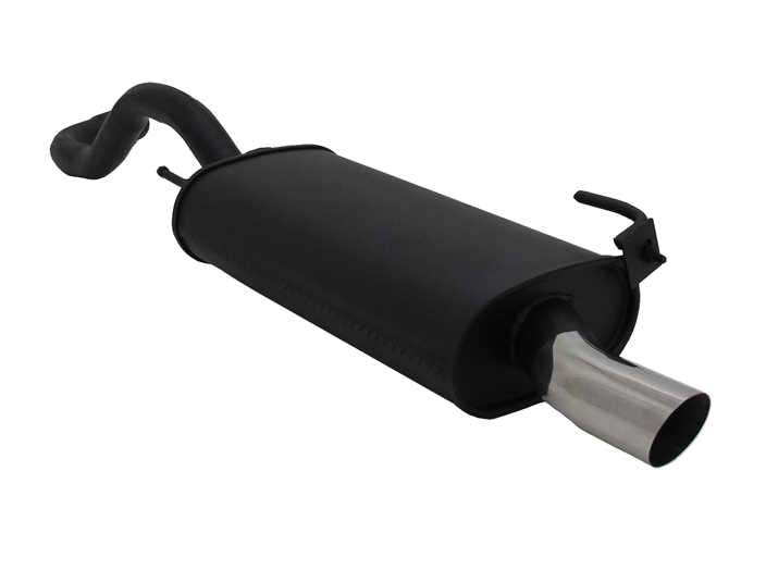 Novus einddemper voor Vw Polo 6N, Polo 6N2 Facelift - 1x60 mm - S-Design