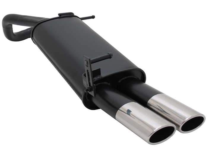 Novus einddemper voor Vw Polo 5, Polo 5 Facelift - 2x85/58 mm - AM-Design