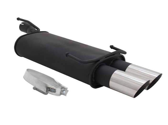 Novus einddemper voor Opel Astra F, Kadett E - 2 x 76mm - MS-Design
