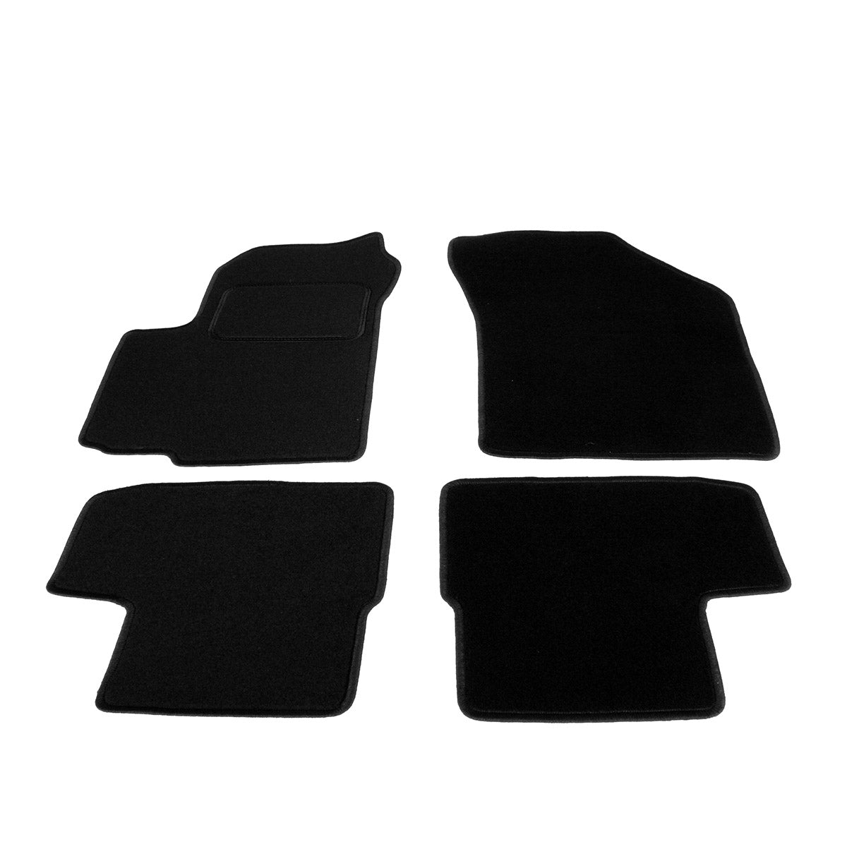 Automatten voor Suzuki Splash (2008-2014) en Opel Agila (2007-2014) - Naaldvilt - 4-delig - Complete set