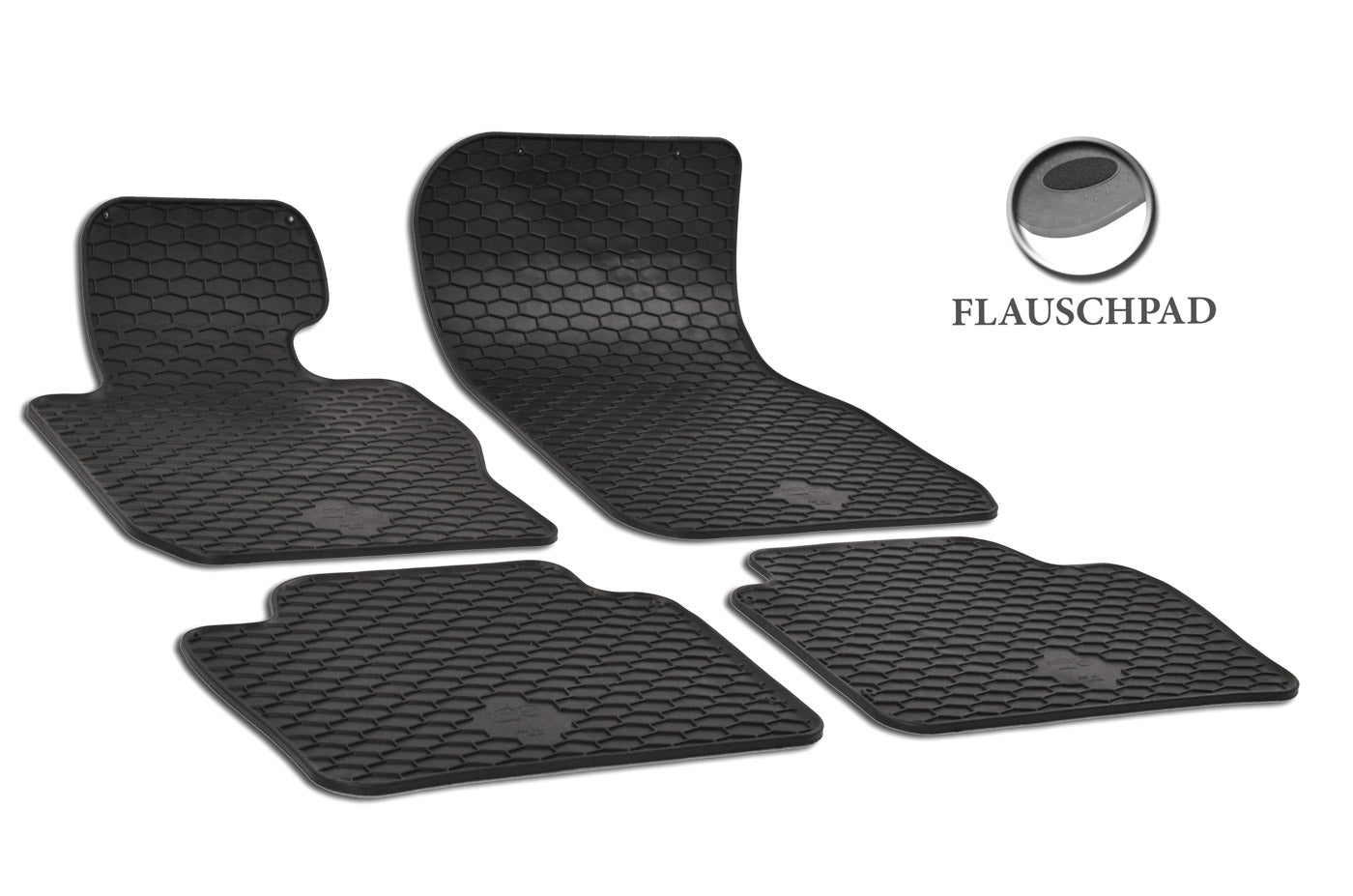 Automatten voor BMW 3-serie F30/F31/F34 en G20/21 en de 4-serie F32/F33/F36 en G22/G23/G26 vanaf 2013 - 4-delig - Rubber