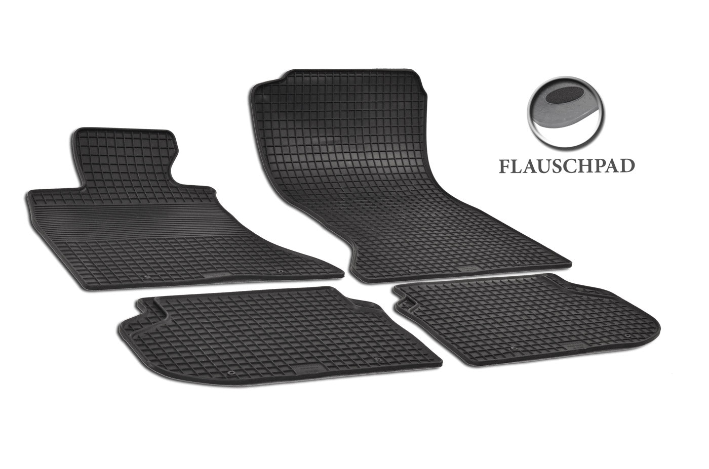 Automatten voor BMW 5-serie F10/F11 (2010-2017) - 2-delig - Rubber