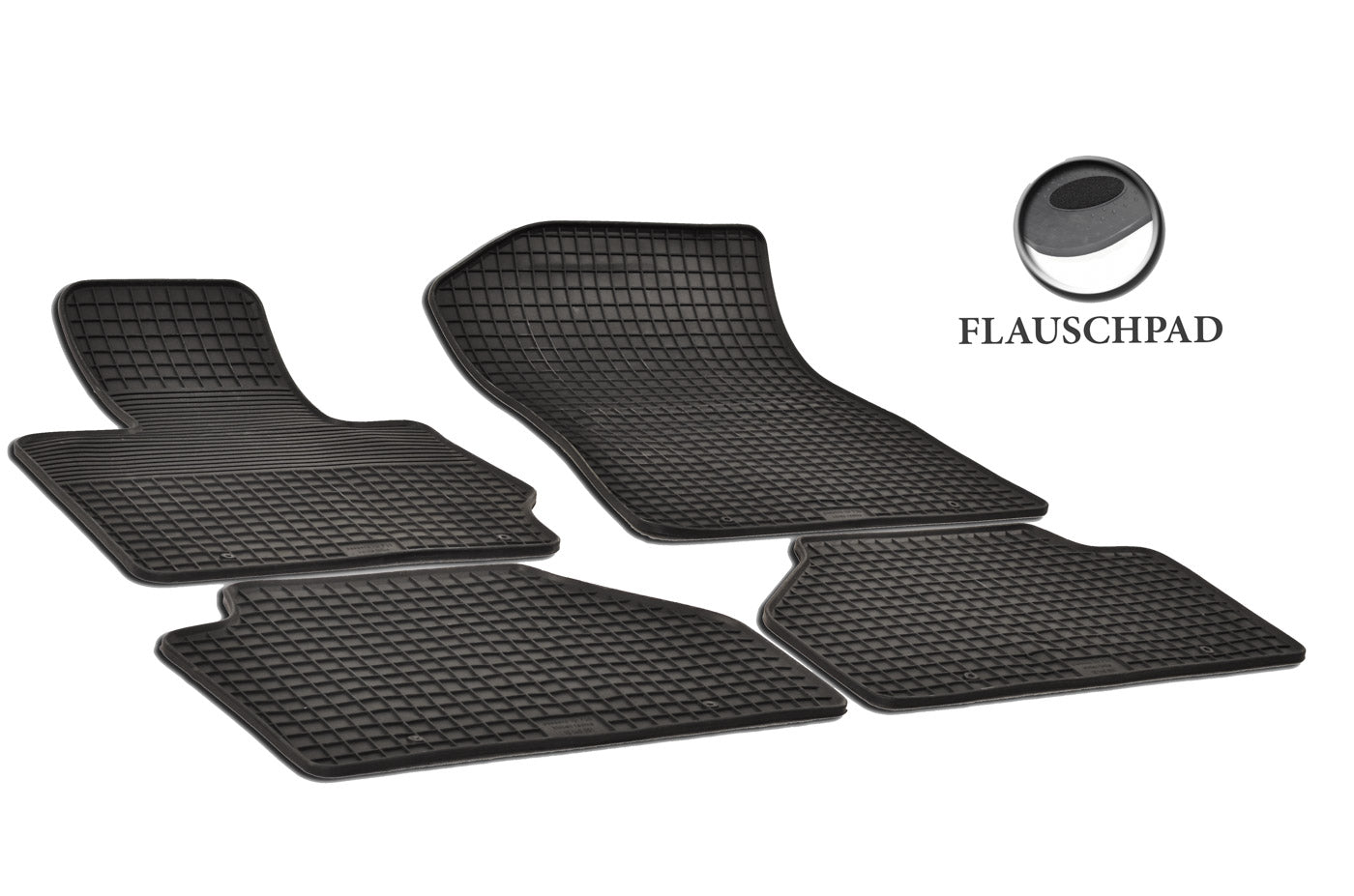Automatten voor BMW X3 F25 (2010-2017) BMW X4 F26 (2014-2018) - 4-delig - Rubber