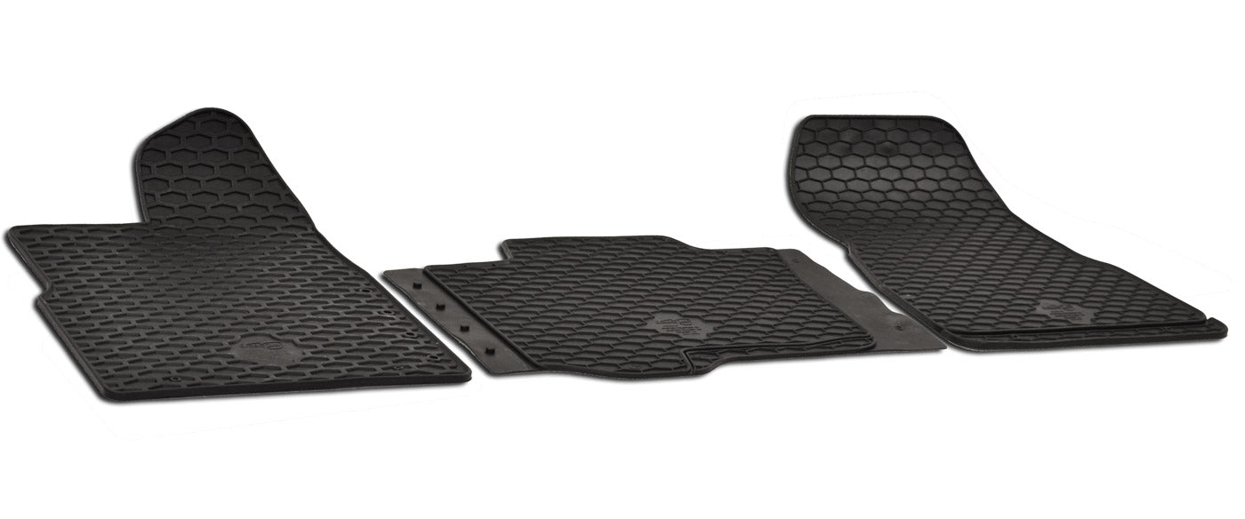 Rubber automatten voor Ford CUSTOM Tourneo, CUSTOM Transit vanaf 2013 & Transit vanaf 2014 - Rubber - 4-delig - Complete set