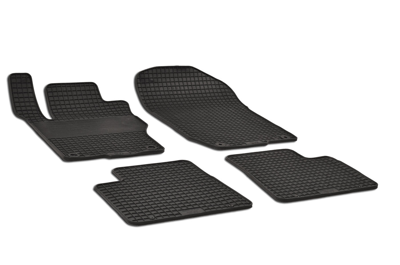 Rubber automatten voor Mercedes M-Klasse W164 2005-2011 & ML W166 2011-2015 - Rubber - 4-delig - Complete set