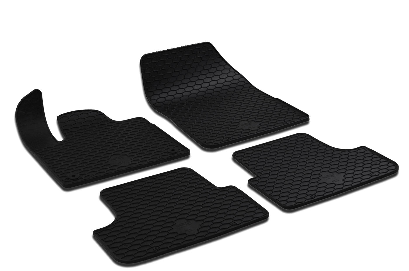 Rubber automatten voor Peugeot 3008, Opel Grandland X vanaf 2017 - Rubber - 4-delig - Complete set