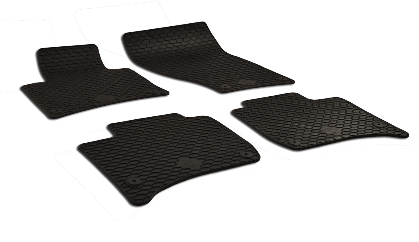 Rubber automatten voor Porsche CAYENNE 2010-2017, VW Touareg vanaf 2010 - Rubber - 4-delig - Complete set