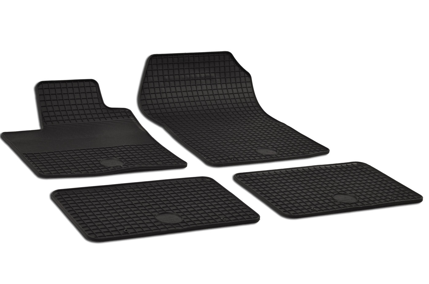 Rubber automatten voor Renault TWINGO 2 vanaf 2007 - Rubber - 4-delig - Complete set