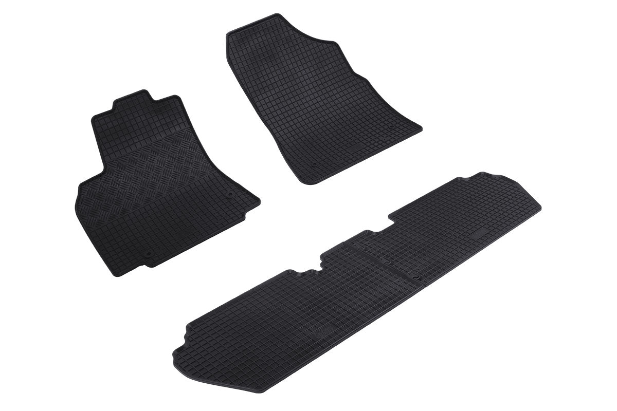 Automatten voor Citroën Berlingo 2 Multispace (2008-2018), Peugeot Partner Tepee (2008-2018) - 4-delig - Rubber