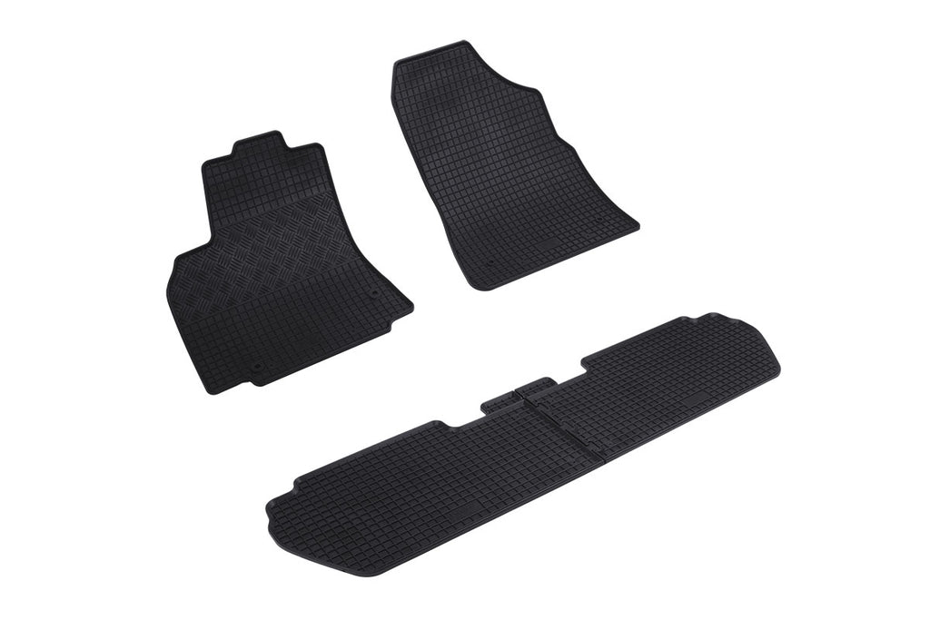 Automatten voor Citroën Berlingo 2 Multispace, Peugeot Partner Tepee (2008-2018) met Child Pack - 4-delig - Rubber