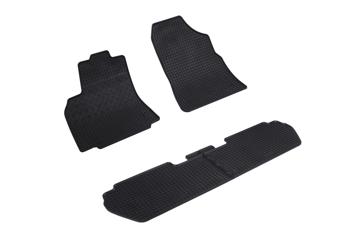 Automatten voor Citroën Berlingo 2 Multispace, Peugeot Partner Tepee (2008-2018) met Child Pack - 4-delig - Rubber