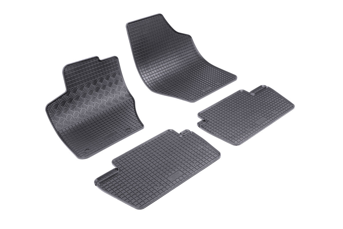 Automatten voor Citroën C4 (2004-2010), Peugeot 307 (2001-2008) - 4-delig - Rubber
