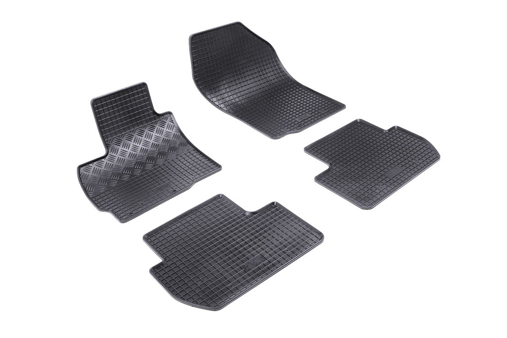 Automatten voor Citroën C-Crosser, Mitsubishi Outlander 2, Outlander 3, Peugeot 4007 (vanaf 2006) - 4-delig - Rubber