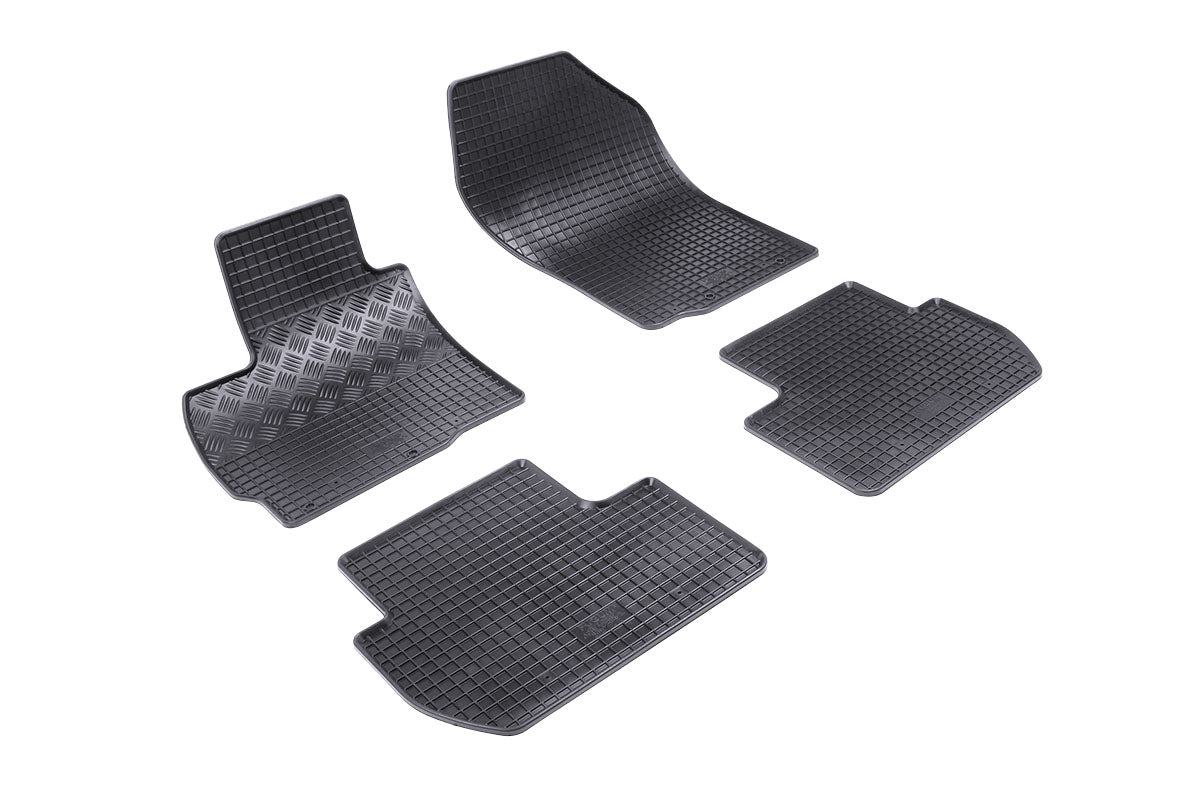 Automatten voor Citroën C-Crosser, Mitsubishi Outlander 2, Outlander 3, Peugeot 4007 (vanaf 2006) - 4-delig - Rubber