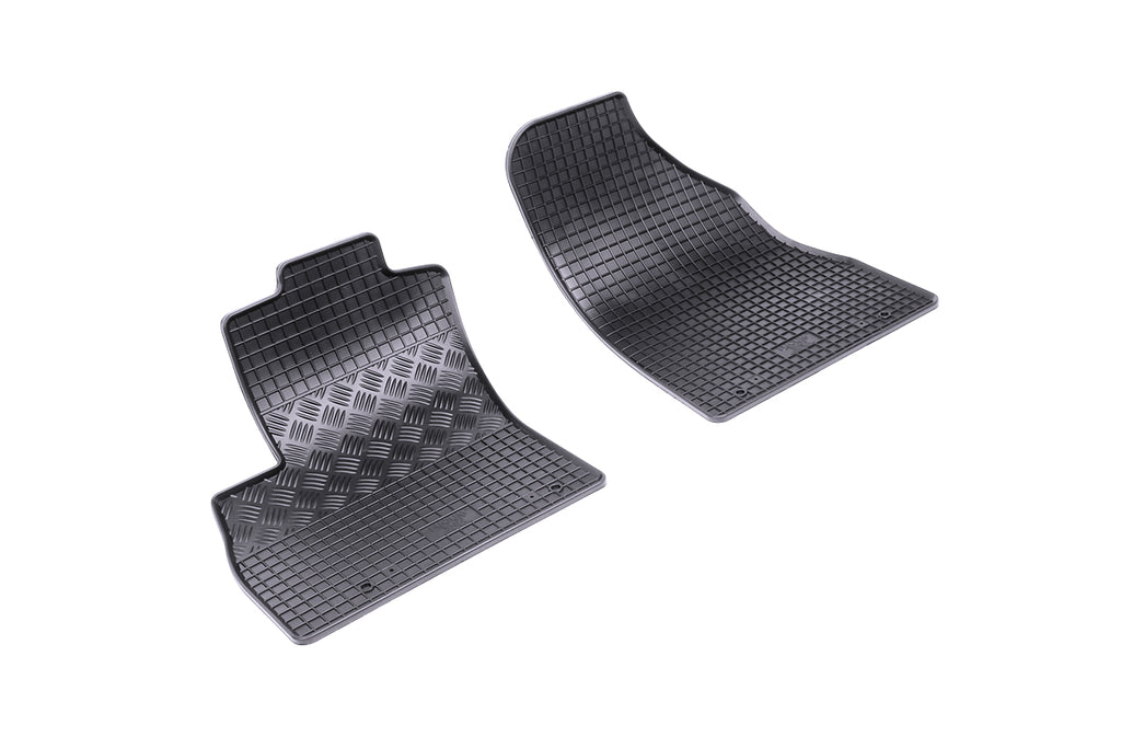 Automatten voor Citroën Nemo (2008-2017), Fiat Fiorino (2007-2024), Peugeot Bipper (2008-2017) - 2-delig - Rubber