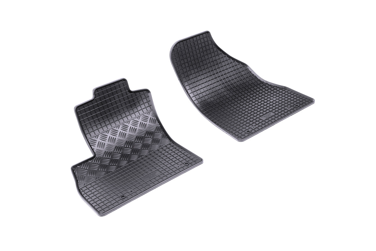 Automatten voor Citroën Nemo (2008-2017), Fiat Fiorino (2007-2024), Peugeot Bipper (2008-2017) - 2-delig - Rubber