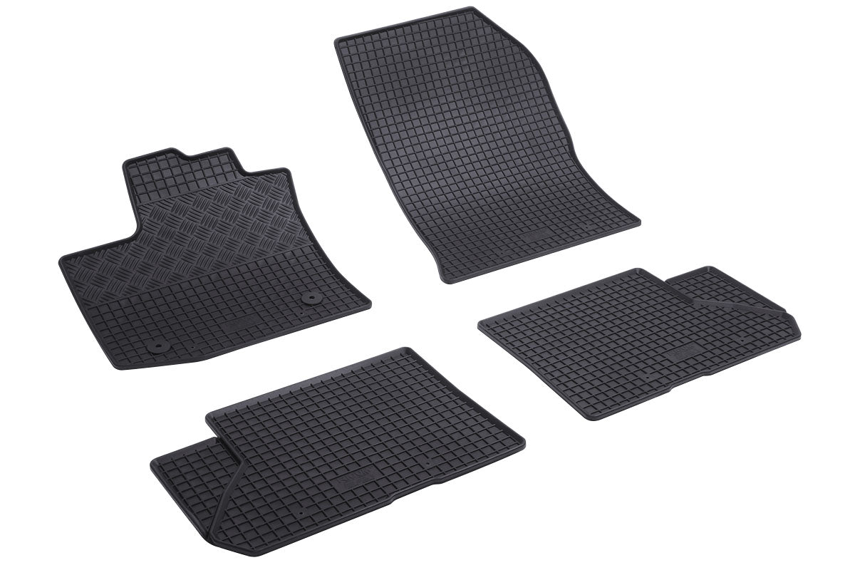 Automatten voor Dacia Dokker, Dacia Lodgy (vanaf 2012) - 4-delig - Rubber