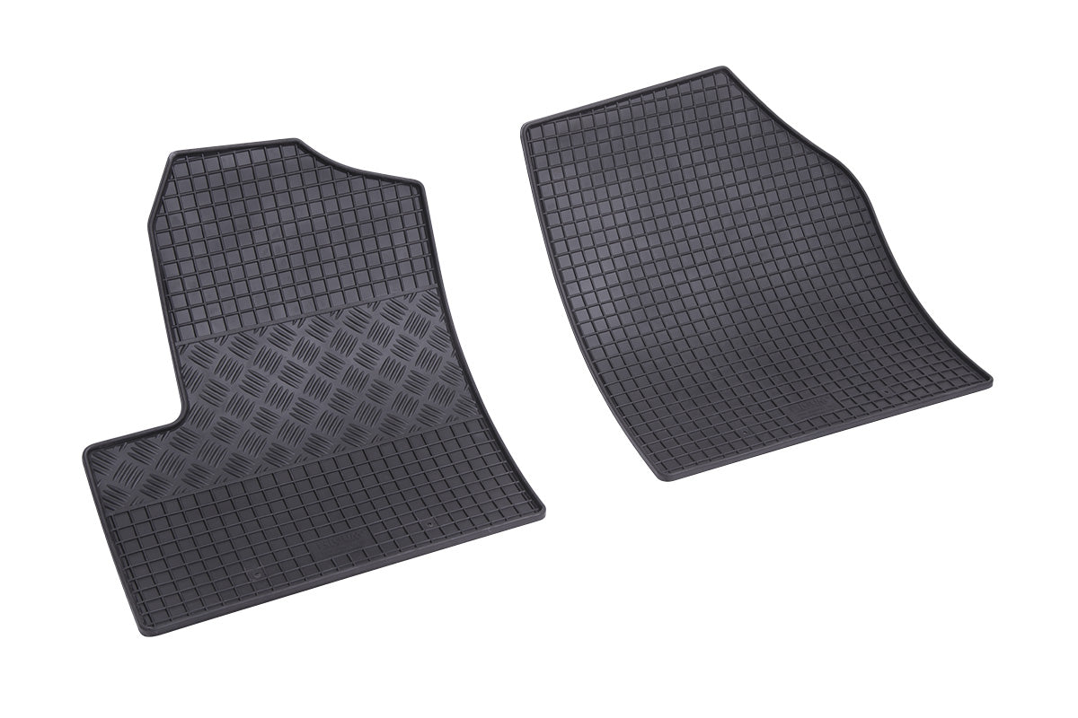 Automatten voor Ford Transit Connect (2002-2013), 2-zits - 2-delig - Rubber