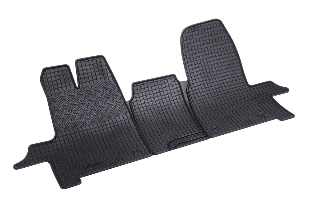 Automatten voor Ford Tourneo/Transit Custom (2-zits) (2012-2018), Ford Transit (3-zits) (vanaf 2014) - 2-delig - Rubber