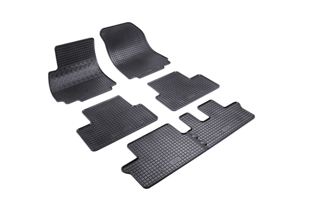 Automatten voor Chevrolet Orlando (2011-2018), 7-zits - 6-delig - Rubber