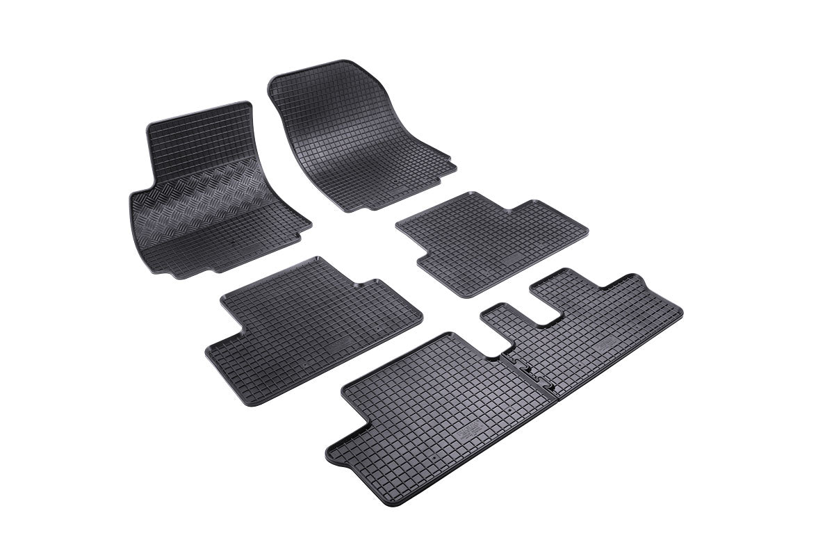 Automatten voor Chevrolet Orlando (2011-2018), 7-zits - 6-delig - Rubber