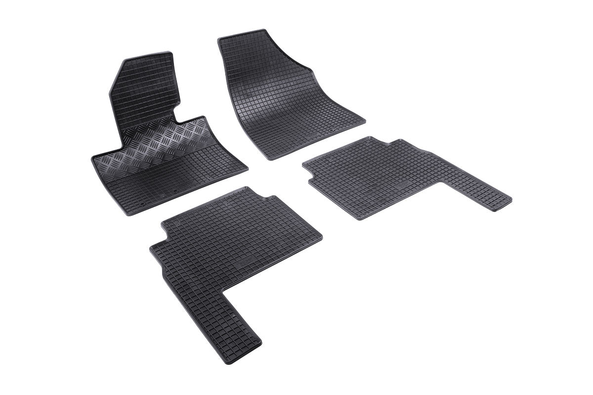 Automatten voor Kia Sorento 2 (2009-2014), 5-zits - 4-delig - Rubber