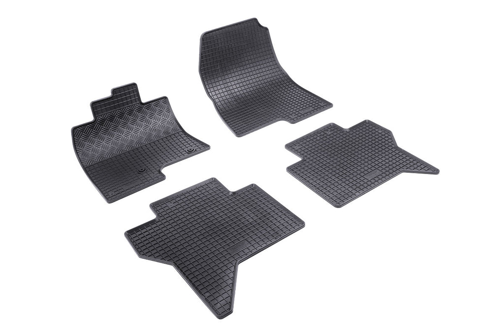 Automatten voor Mitsubishi Pajero MK3 (1999-2006), Mitsubishi Pajero MK4 (2006-2021) - 4-delig - Rubber