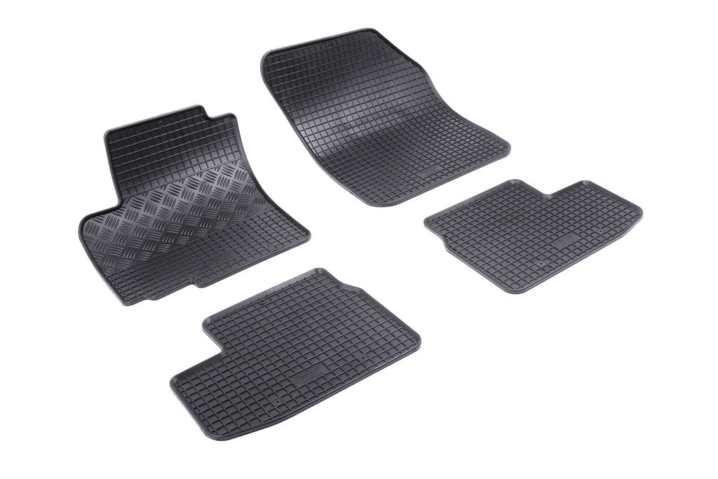 Automatten voor Opel Agila B, Suzuki Splash (2008-2014) - 4-delig - Rubber