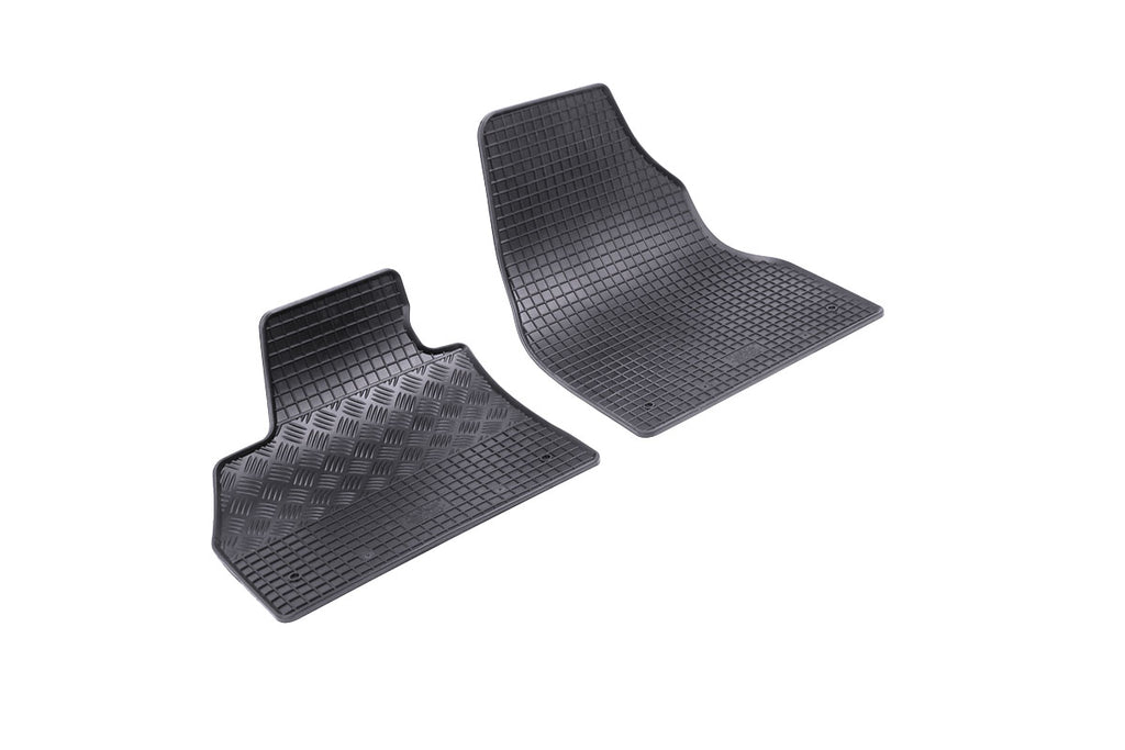 Automatten voor Mercedes Citan (W415) (2012-2021), Renault Kangoo (2008-2021), 2-zits - 2-delig - Rubber
